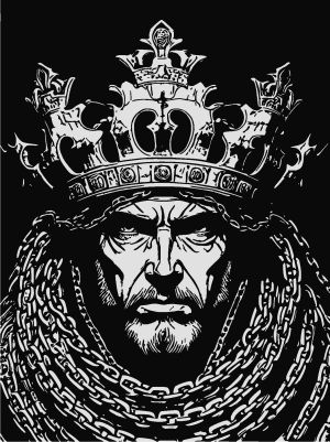 King vector graphic